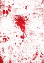 Blood splatter wall