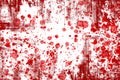 Blood splatter wall. Royalty Free Stock Photo