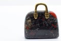 Blood stone Chalcedony, Heliotrope opaque silicate mineral, Crystal carving Bag