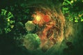 Blood Stream Coronavirus Cells 3D Illustration Royalty Free Stock Photo