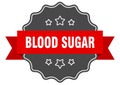 blood sugar label