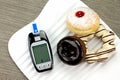 Blood sugar measurement, Diabetic kit, Blood glucose meter test.