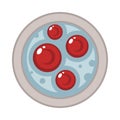 Blood test and donation, medical lab isolated icon