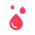 Blood transfusion flat icon