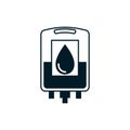 Blood transfusion icon vector illustration Royalty Free Stock Photo