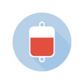 Blood Transfusion. Intravenous Therapy System Icon. Blood Type Rhesus Donor Theme. Sign and Symbol.