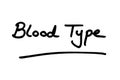 Blood Type Royalty Free Stock Photo