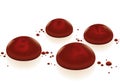 Blood Types Blood Groups Labelled Drops