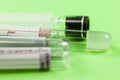 Blood vials Royalty Free Stock Photo