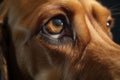 Bloodhound Dog Nose Closeup Closeup of a Royalty Free Stock Photo