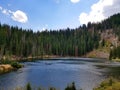 Bloods Lake Trail in Utah. Royalty Free Stock Photo