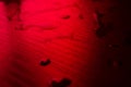 bloodstain on dark background Royalty Free Stock Photo