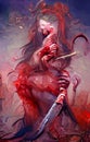 Bloodsucker - Colorful Digital Painting Artwork
