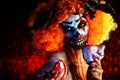 Bloody clown Royalty Free Stock Photo