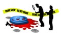 Bloody Internet Crime Scene