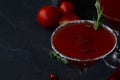 Bloody Mary cocktail. Alcoholic drink with vodka Royalty Free Stock Photo