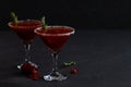 Bloody Mary cocktail. Alcoholic drink with vodka Royalty Free Stock Photo