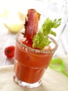 Bloody mary cocktail Royalty Free Stock Photo