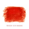 Bloody red vector watercolor texture background Royalty Free Stock Photo