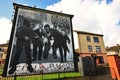 Bloody Sunday wall-paintings in Londonderry Royalty Free Stock Photo