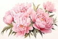 Bloom background floral blossom vintage plant peony beauty flower pink spring nature bouquet background