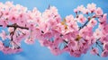 bloom spring note Royalty Free Stock Photo