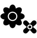 Bloom Vector Icon which can easily modified or edit Royalty Free Stock Photo