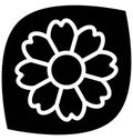 Bloom Vector Icon which can easily modified or edit Royalty Free Stock Photo