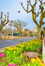 Spring view of Promenade de la Pantiero in Cannes French Riviera