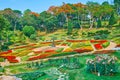 The blooming garden, Mae Fah Luang garden, Doi Tung, Thailand