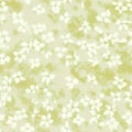 Blooming jasmine, illustration, pattern, seamless pictures. Generative AI.
