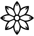 Blooming Vector Icon which can easily modified or edit