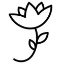 Blooming Vector Icon which can easily modified or edit