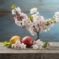 Blooms and Berries. Springtime Splendor on Timber.