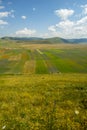 Blossoming time in Castelluccio di Norcia, Italy