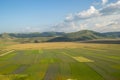 Blossoming time in Castelluccio di Norcia, Italy