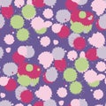 Blot ultra violet seamless pattern.