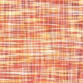 Blotched Space Dyed Plaid Ombre Background. Texture. Mottle Effect Seamless Pattern. Vibrant Vertical Linen Textile