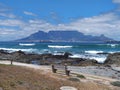 Blouberg Beach Front in Lockdown Royalty Free Stock Photo