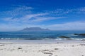 Bloubergstrand with Table Mountain Royalty Free Stock Photo