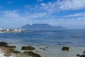 Bloubergstrand with Table Mountain Royalty Free Stock Photo