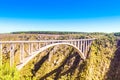 Bloukrans bunjee jumping bridge is an arch bridge located near N