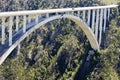 Bloukrans River bridge (216 m) Royalty Free Stock Photo