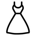 Blouse, camisole Isolated Vector icon which can easily modify or edit