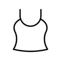 Blouse fill inside vector icon which can easily modify or edit