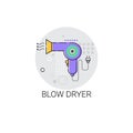 Blow Dryer Beauty Devices Icon