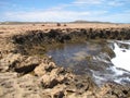 Blow holes at Gnaraloo Station, Western Australia