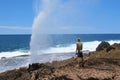 Blow holes at Gnaraloo Station, Western Australia