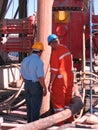 Blow-Out Preventer on Oil Drilling Rig