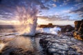 Blowhole on Reunion Island